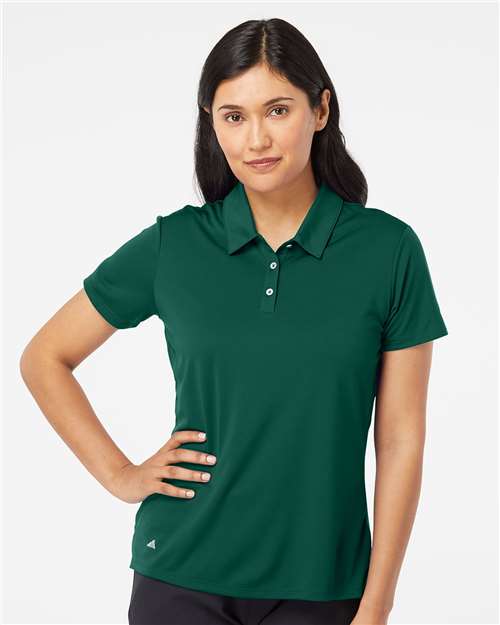 Adidas Women's 3.8 oz 100% recycled polyester Performance Sport Polo Shirt
